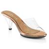 Fabulicious - BELLE301 Mules with heel - Gold coloured/Transparent Product image